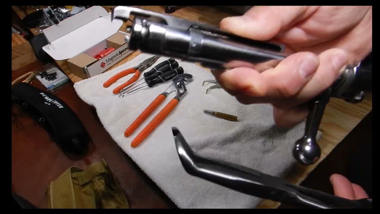 Разборка затвора пистолета Mauser 1909 года, часть 2 — положение после выстрела.