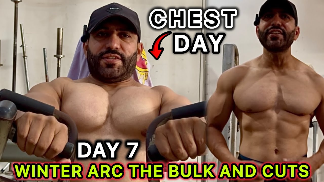 Winter Arc The Bulk And Cuts Day 7 - Chest Day Best Workout to Grow Chest Bigger Fast | Winter Bulk