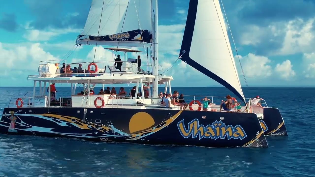 Excursion à la journée en catamaran à voile à destination de Marie-Galante