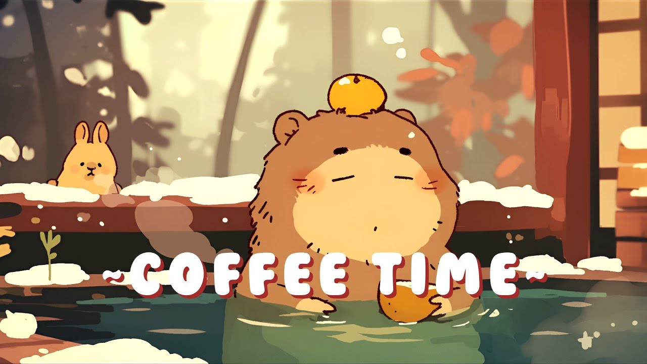 Capybara Lofi Radio - Calming Beats & Melodies ~ Calm Energy ~ 🦫 📝