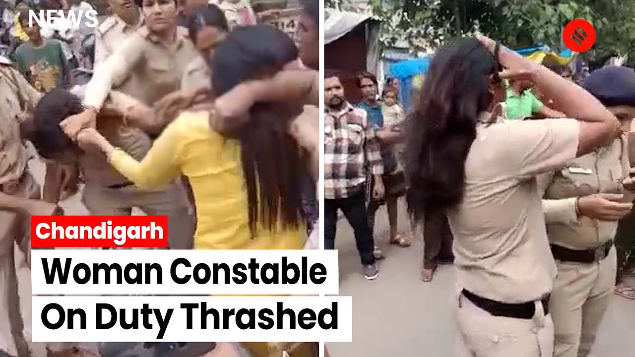 Chandigarh: Woman Constable On Duty Thrashed In Mani Majra, Video Goes Viral