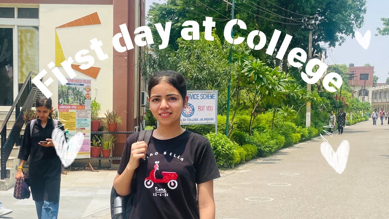 My First Day at Lyallpur Khalsa College ❤️| Manpreet Dhillon