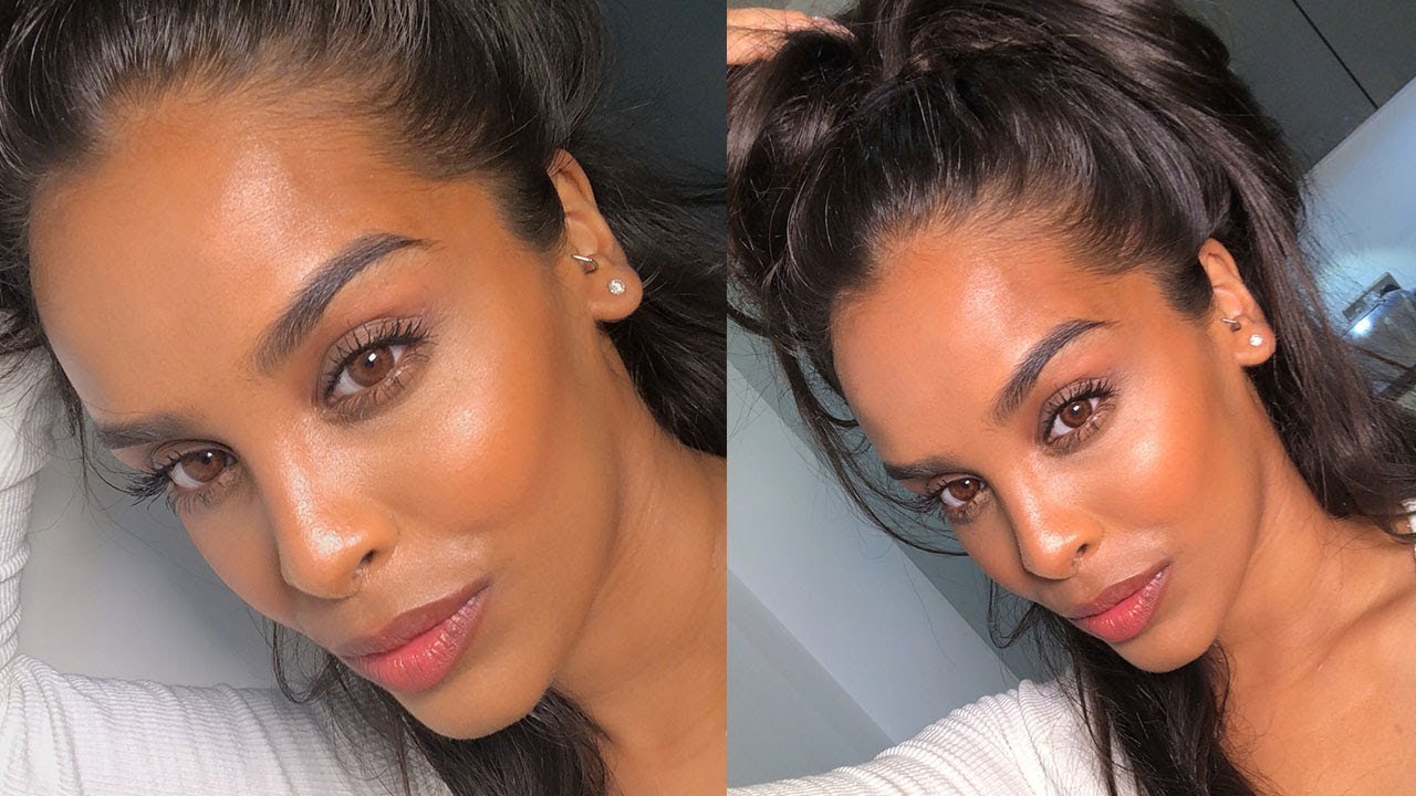 NO FOUNDATION/ FALSE LASHES MAKEUP TUTORIAL| NikkisSecertx