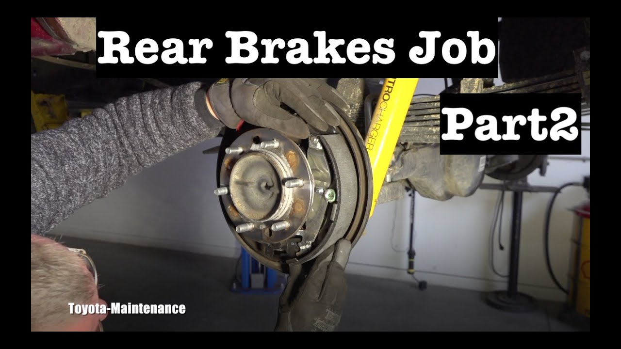 Toyota Tacoma rear brake job Part2