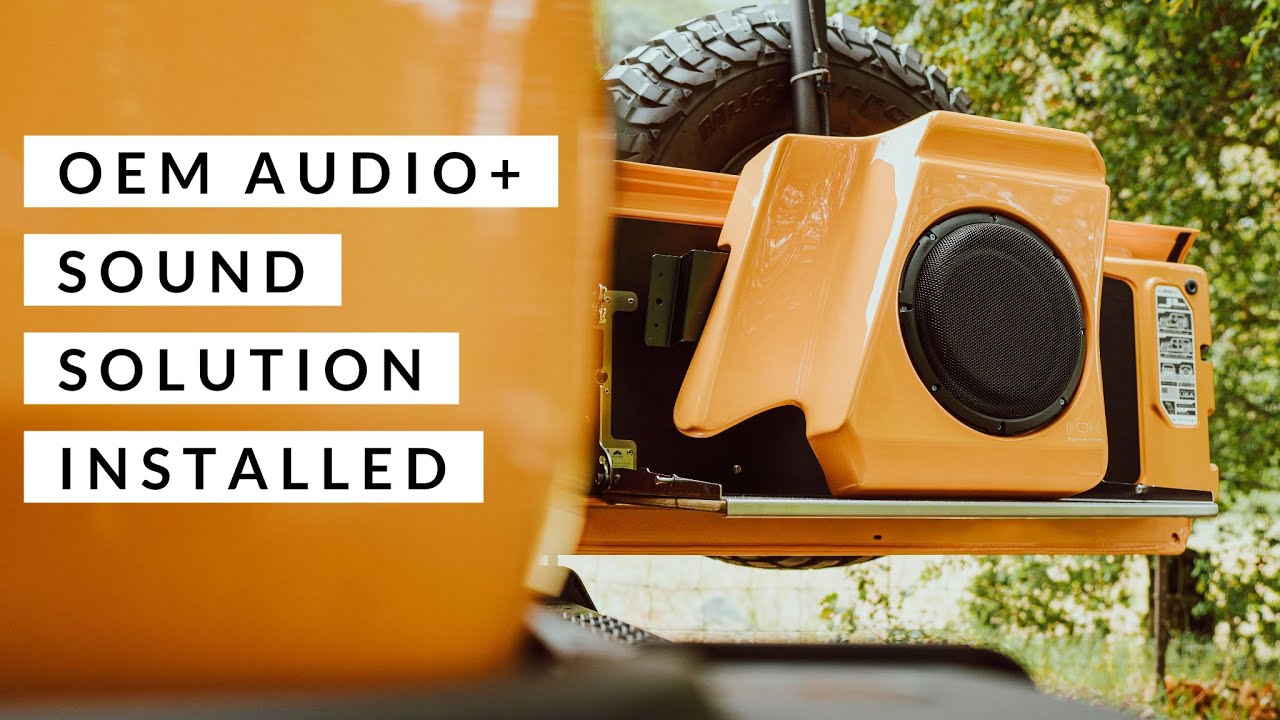 Install of the OEM Audio+ Sound Solution in our JEEP!!!