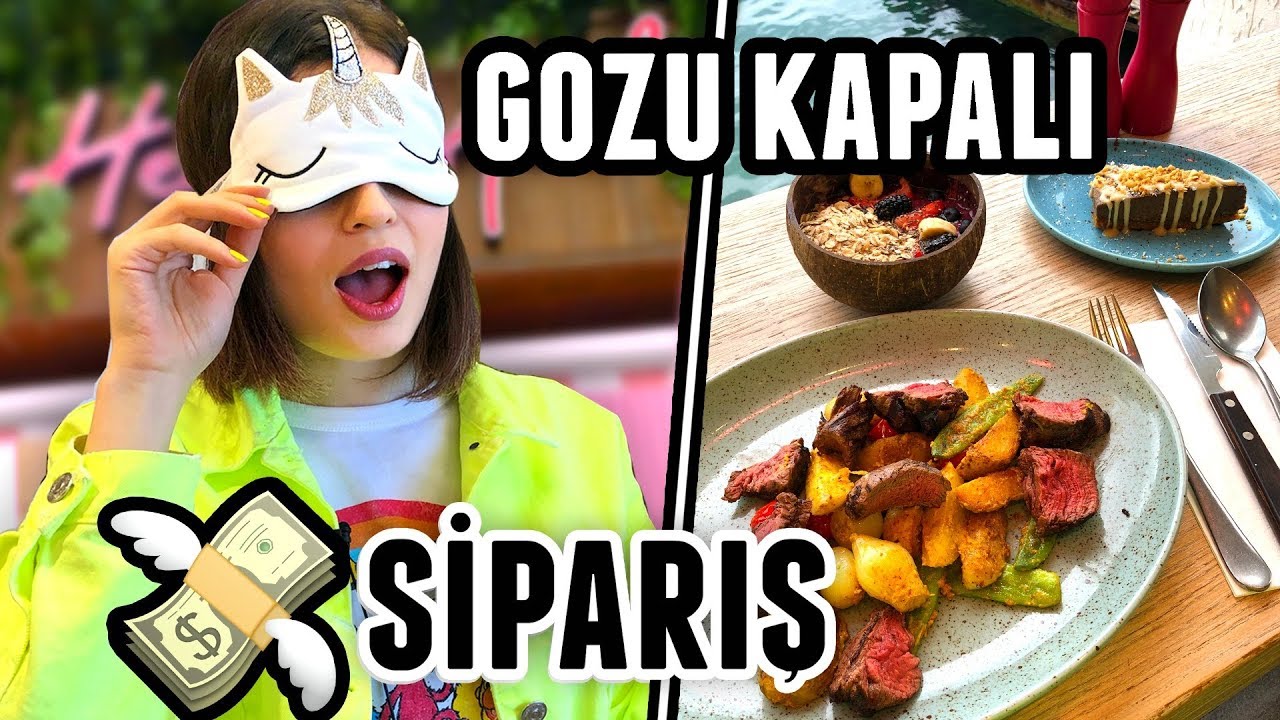 ŞEYMA SUBAŞI'NIN KAFESİNDE G&Ouml;Z&Uuml; KAPALI SİPARİŞ VERDİM! (Hesap ne geldi?)
