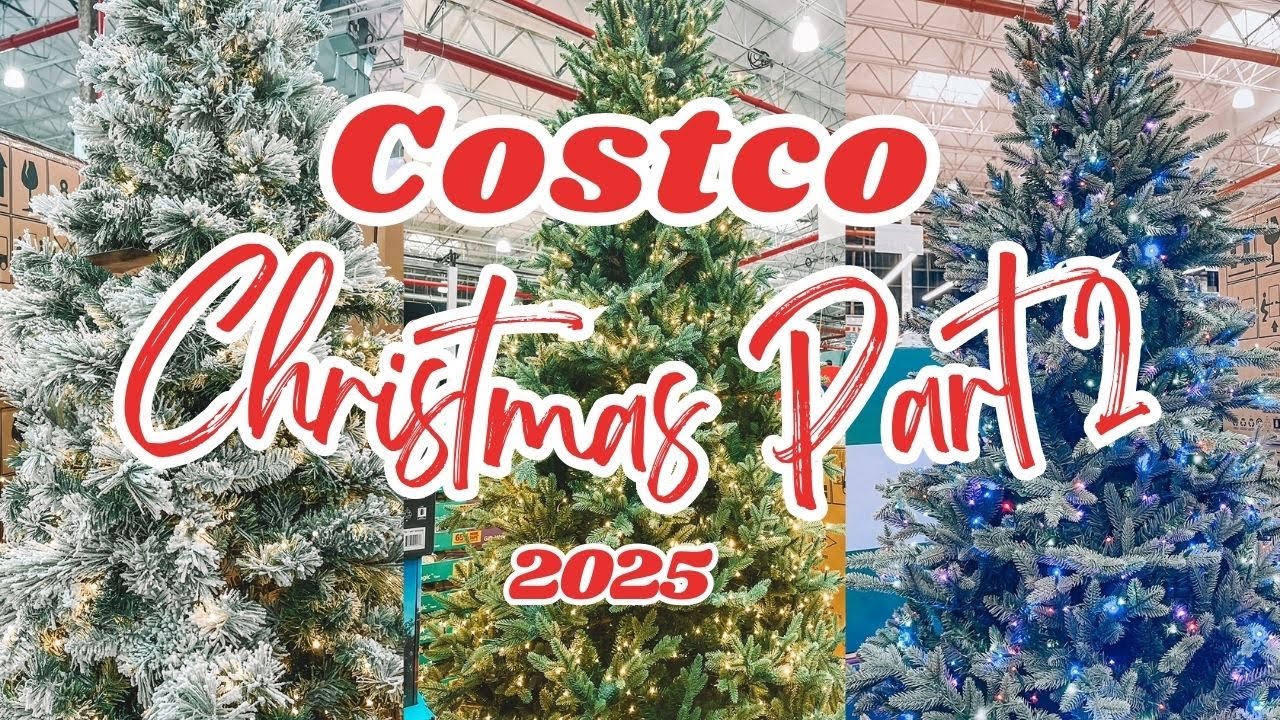 Рождество в Costco 2025 — праздничный декор, елки и сладкие угощения!