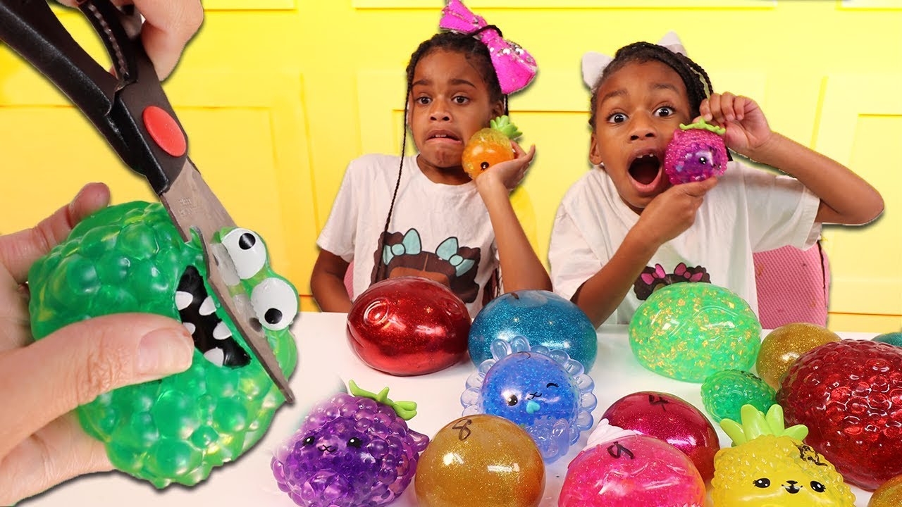 Cutting Open Squishy Slime