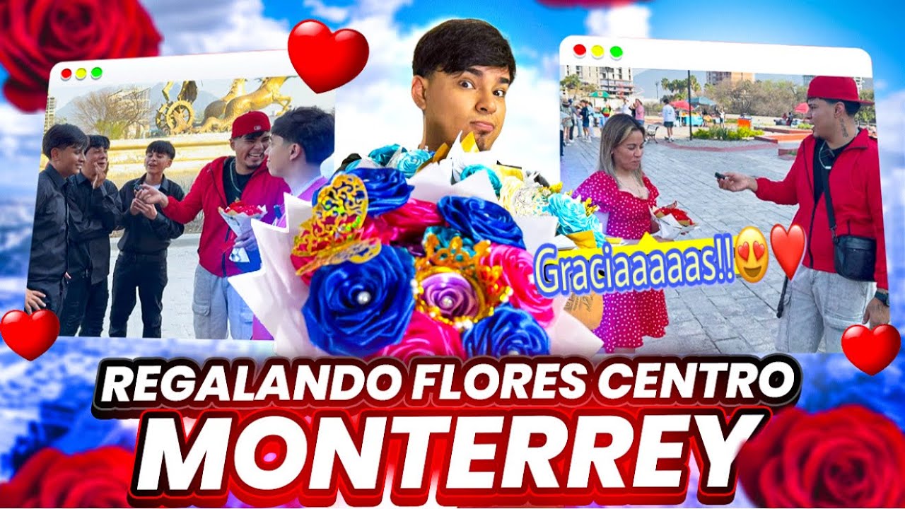 REGALANDO FLORES // Día del amor y la amistad❤️ @CharlyGalicia 