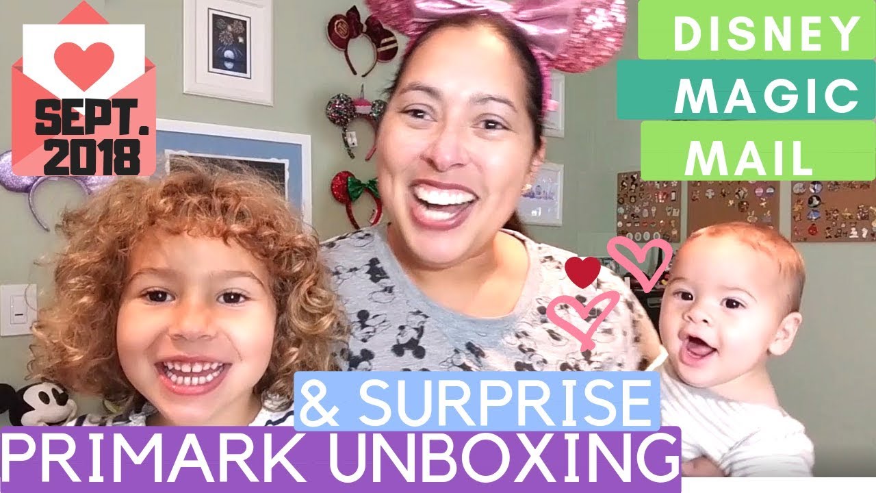Unboxing PRIMARK Disney Merch! Friend Mail is the Best + September Magic Mail Part 1