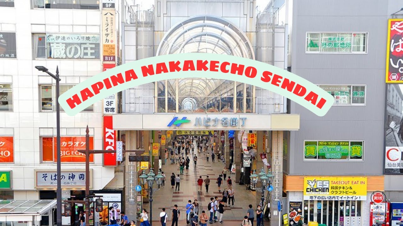 Explore Hapina Nakakecho Shopping Arcade Sendai Japan