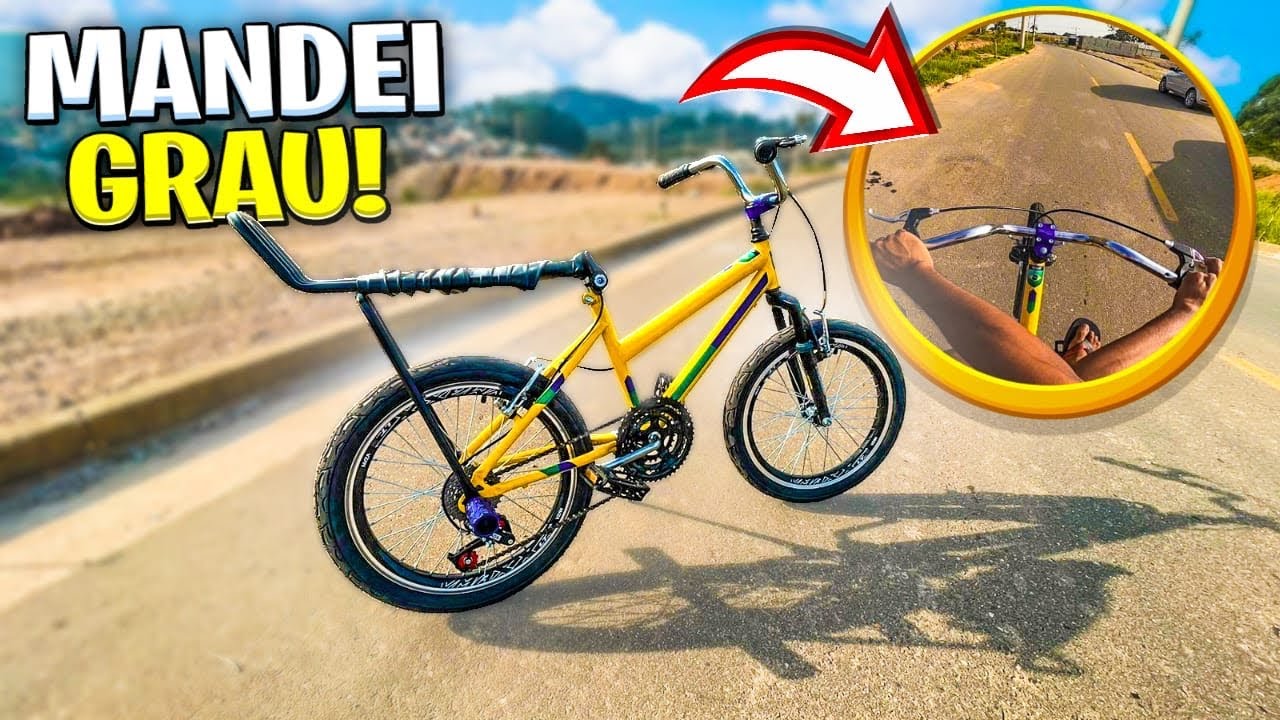 PRIMEIRO ROLE COM A BIKE DO BRASIL ARO 20