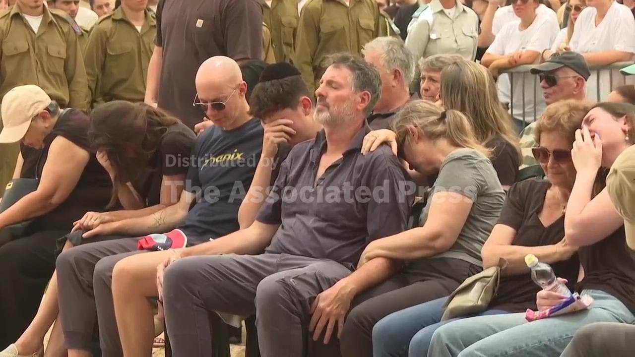 Funeral for Israeli soldier killed in explosion as troops searched suspect compound in Gaza Strip