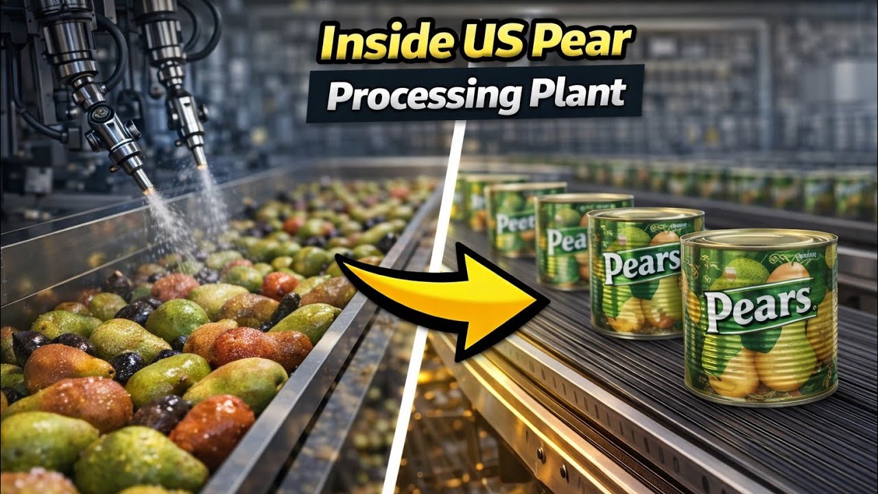 What's Really Happening in a US Pear Processing Plant?