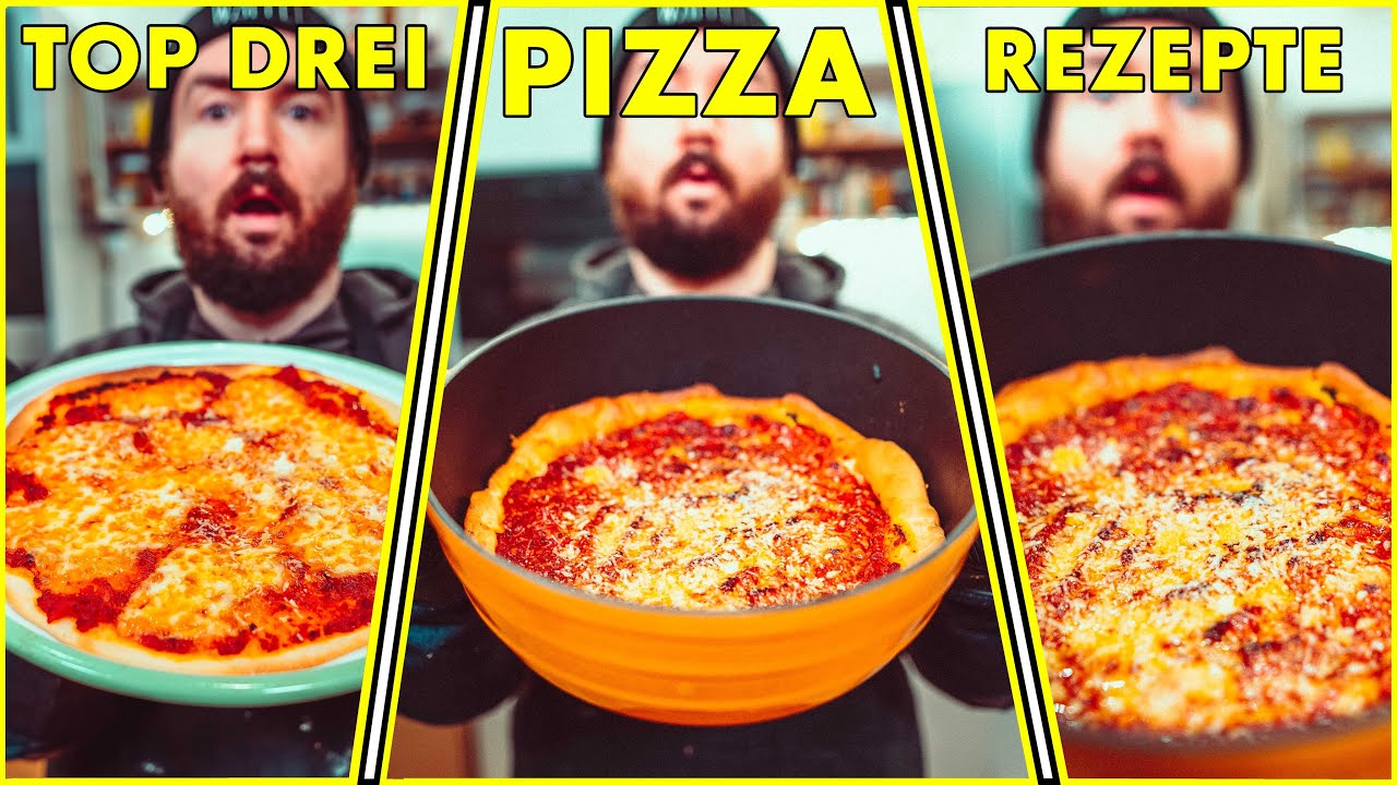 3 GEILE Pizza REZEPTE