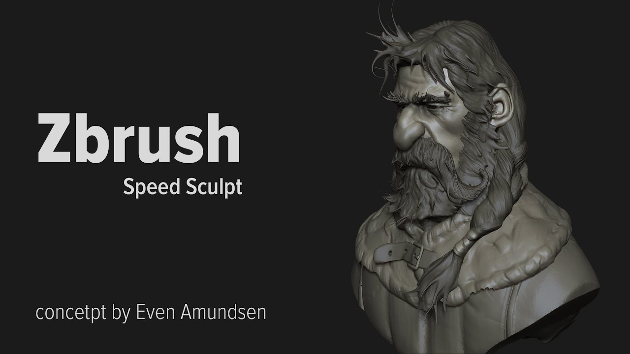 Old man in Zbrush / Speedsculpt