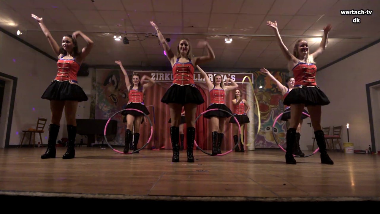 Fasching Wertach 2019 Garde Show-Girl`s Zirkus