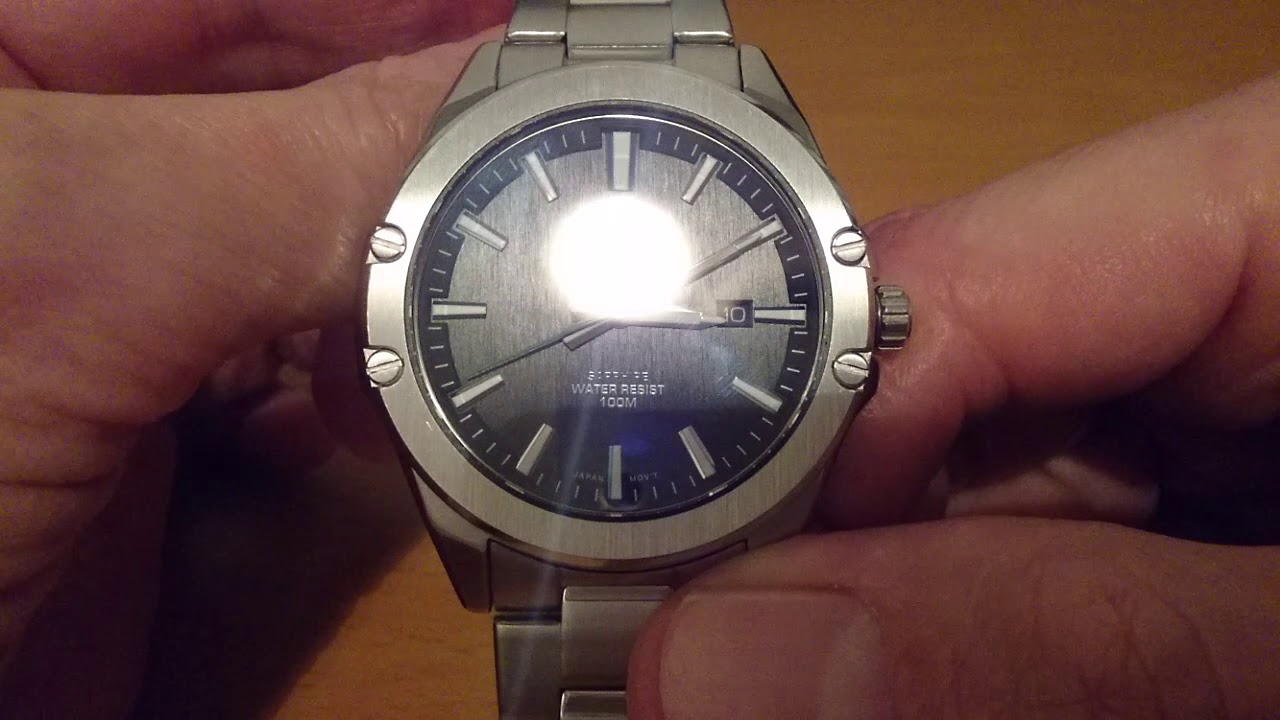 CASIO EDIFICE SLIMLINE EFR 107D REVIEW GERMAN DEUTSCH