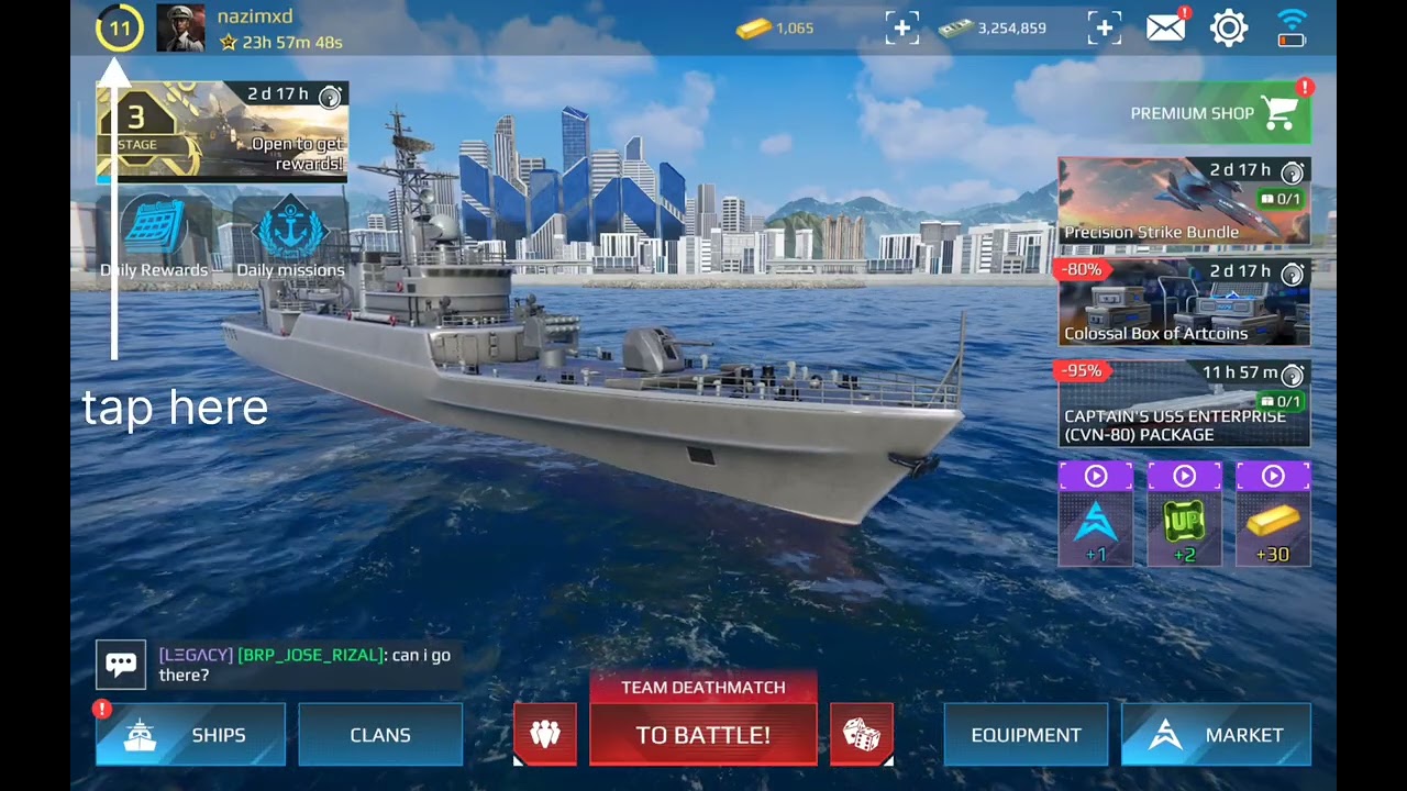Modern Warship: How to add friend in modern warship