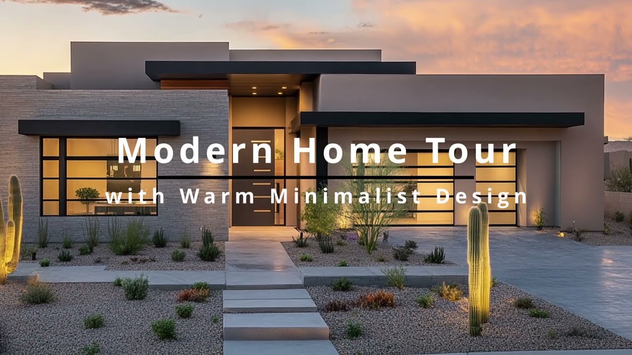 Neutral Tones: Modern Home Tour with Warm Minimalist Design