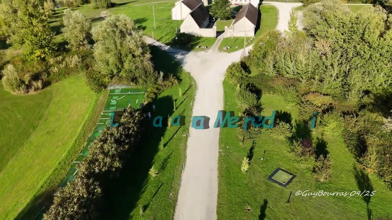 Saint julien du sault : Maladrerie : survol général drone  -   sept 25