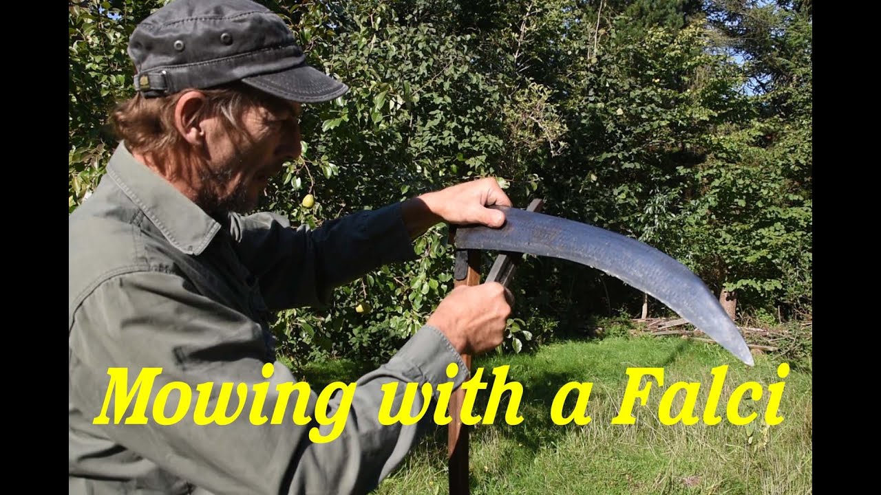 Mowing in my garden with my Falci blade