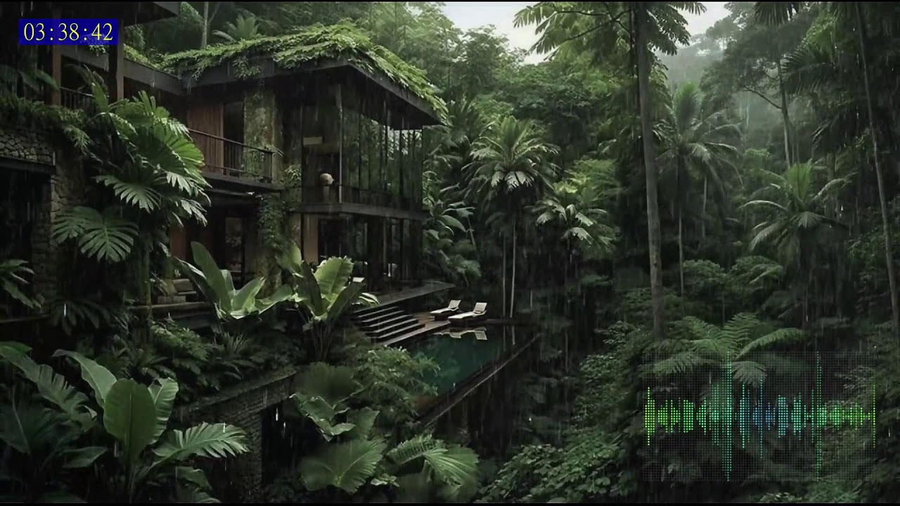 Deep Sleep Rain Loop and Calm Thunder Ambience