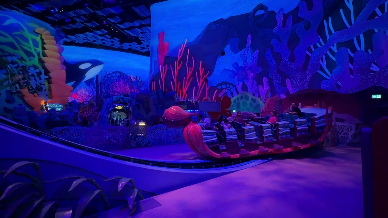 Octozoom ride at Sea World Yas Island in Abu Dhabi, UAE