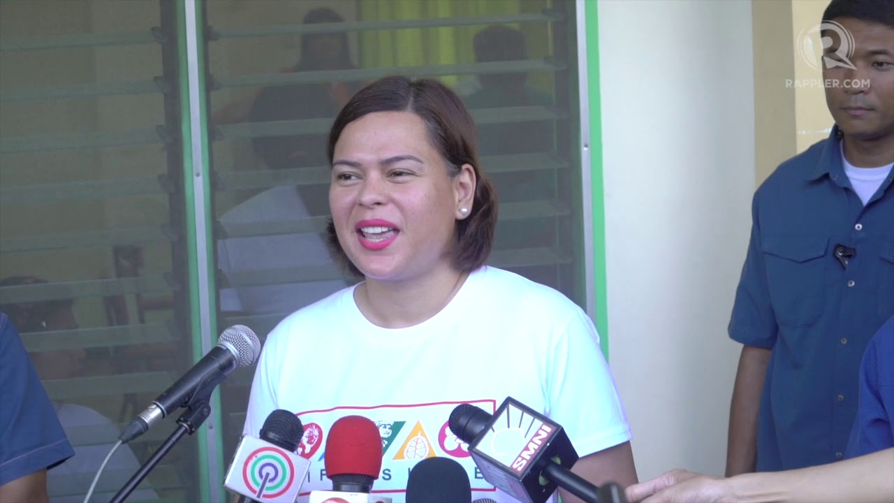 #PHVote: Sara Duterte on elections day in Davao City
