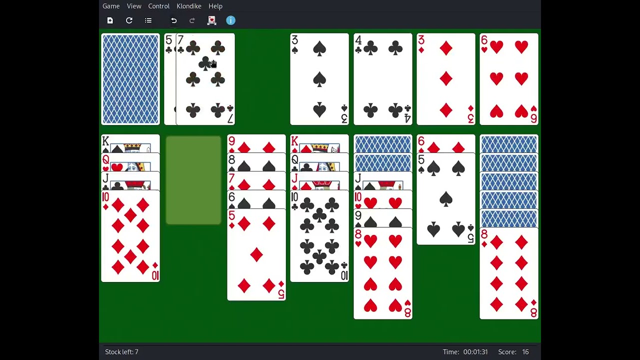 Solitaire game 1513