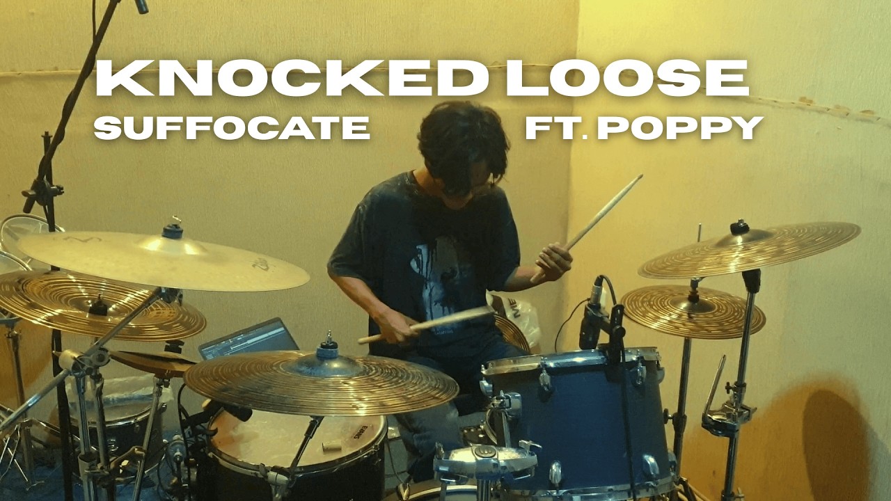Knocked Loose - Suffocate (ft. Poppy) (Drum Cover)