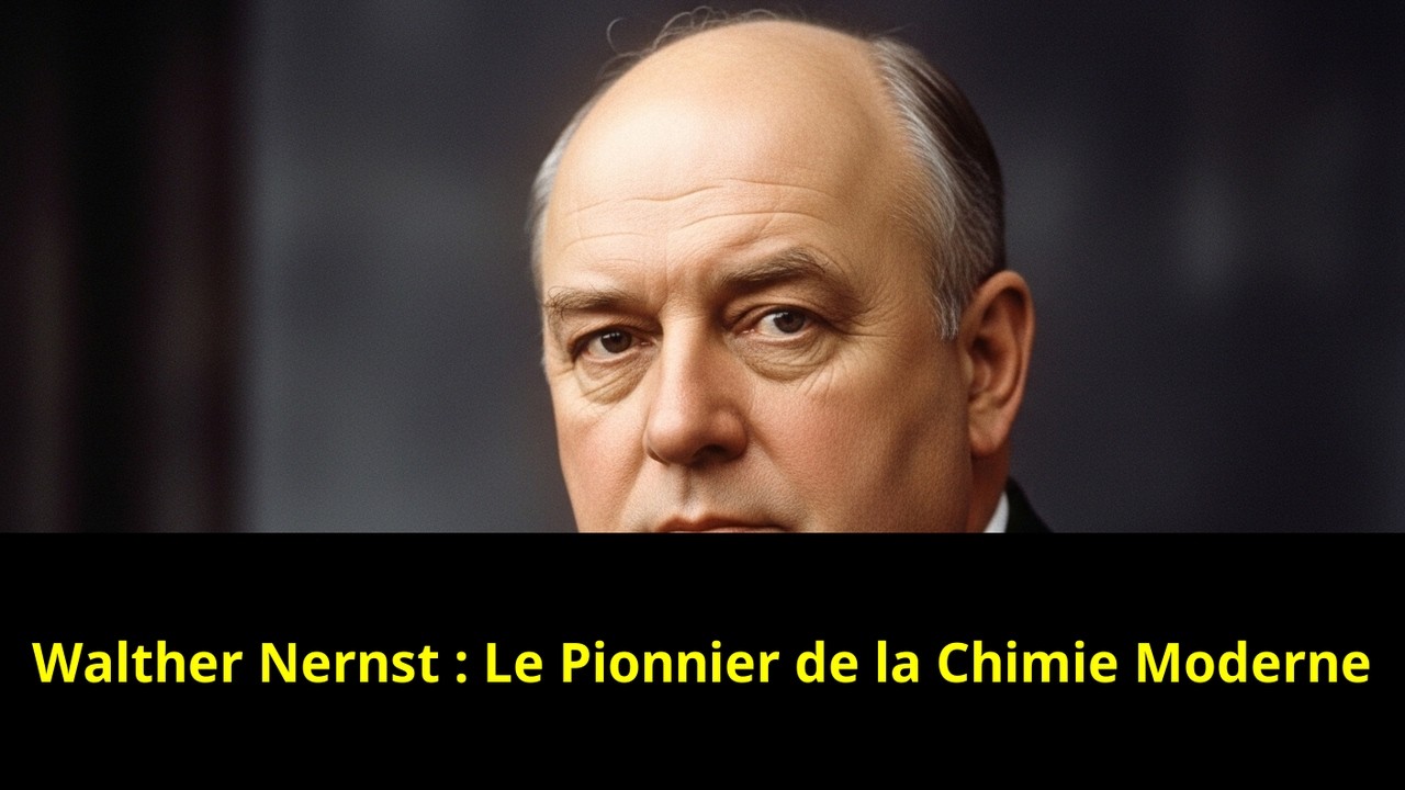 Walther Nernst   Le Pionnier de la Chimie Moderne