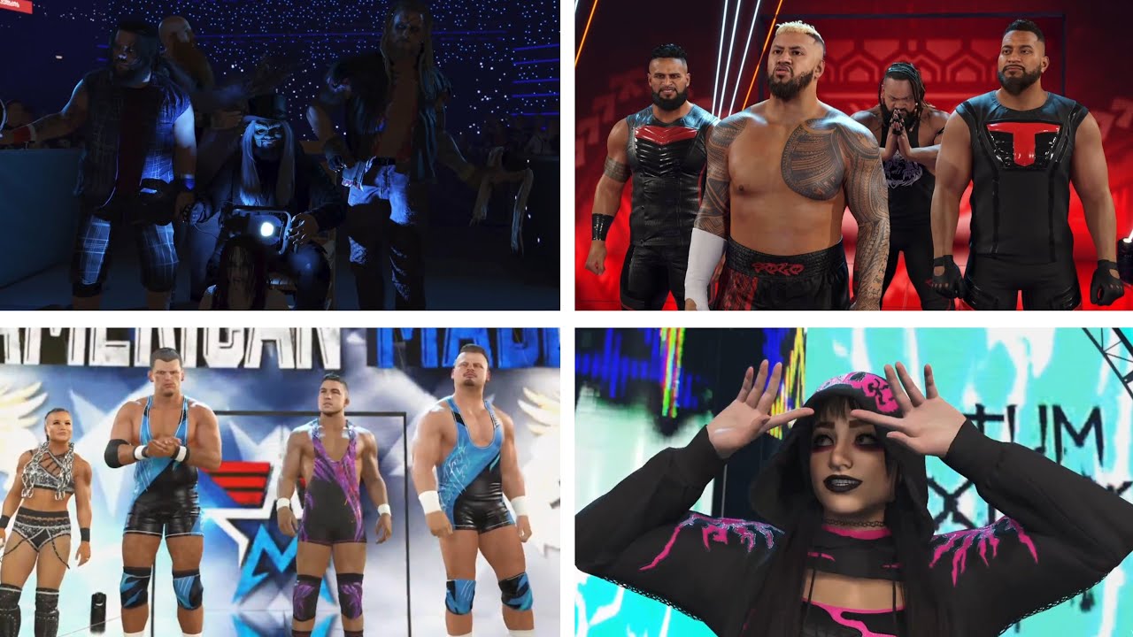 WWE 2K25 Entrances: New Bloodline, Wyatt Sicks, American Made, Tatum Paxley, Seth Rollins & More!