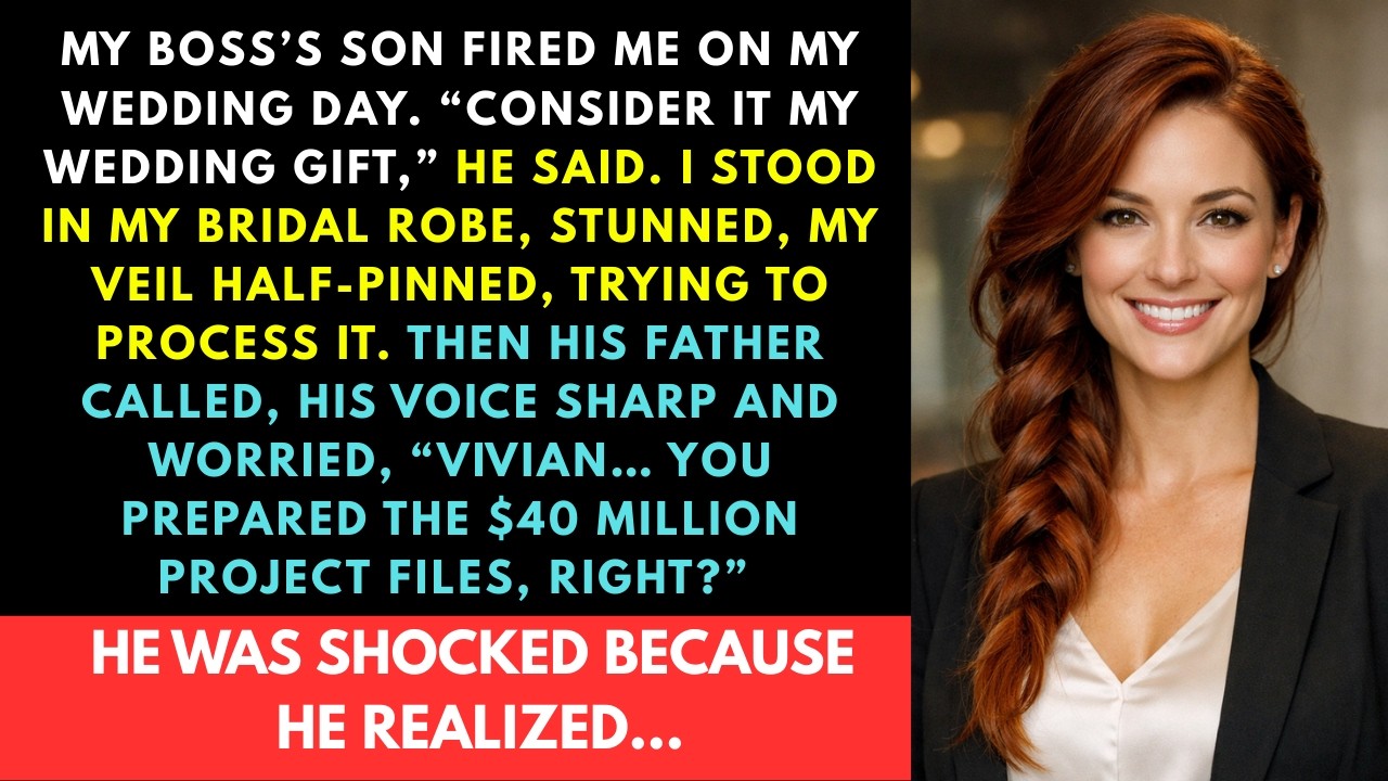 My Boss's Son Fired Me On My Wedding Day: 