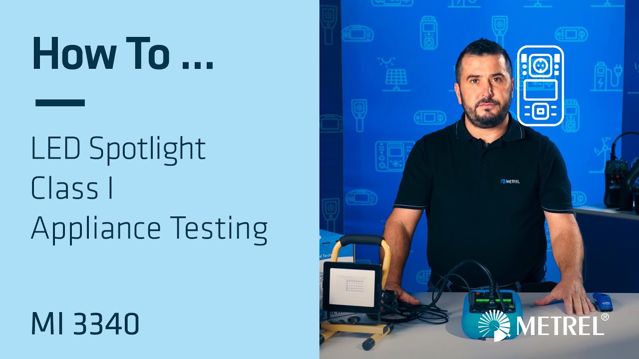 LED Spotlight Class I Appliance Testing | MI 3340 | How To Video