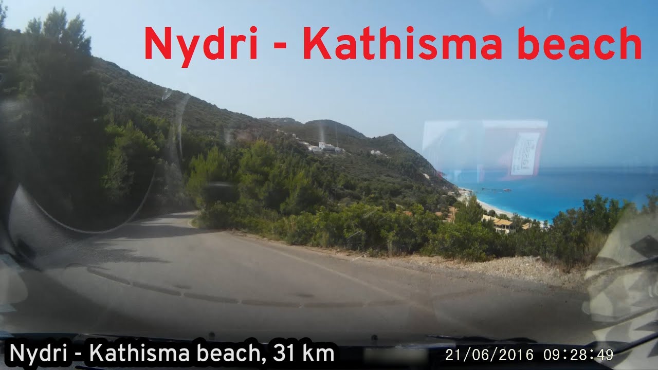 Lefkada driving: Nydri to Kathisma beach