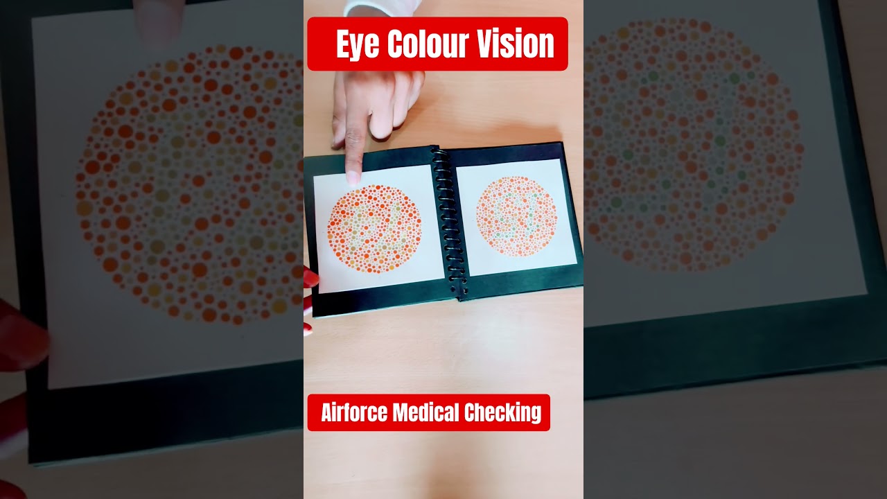 Airforce Medical Eye Colour Vision Kese check Medical Problem Eye sight Airforce Colour Vision Check