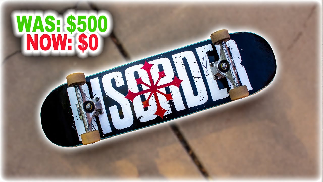 Skating a $500 Nyjah Huston Disorder Skateboard!