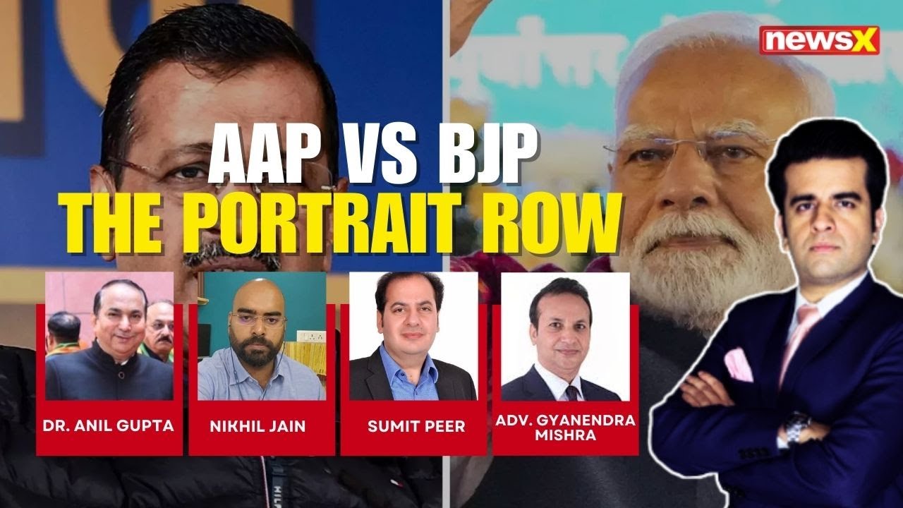 AAP Vs BJP: Portrait Row Explodes In Assembly | What Next In The War Of Words? | NewsX
