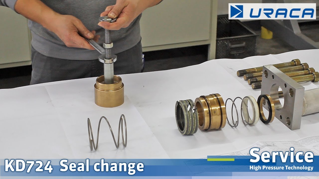 KD724 Seal Change - Dichtungswechsel - URACA