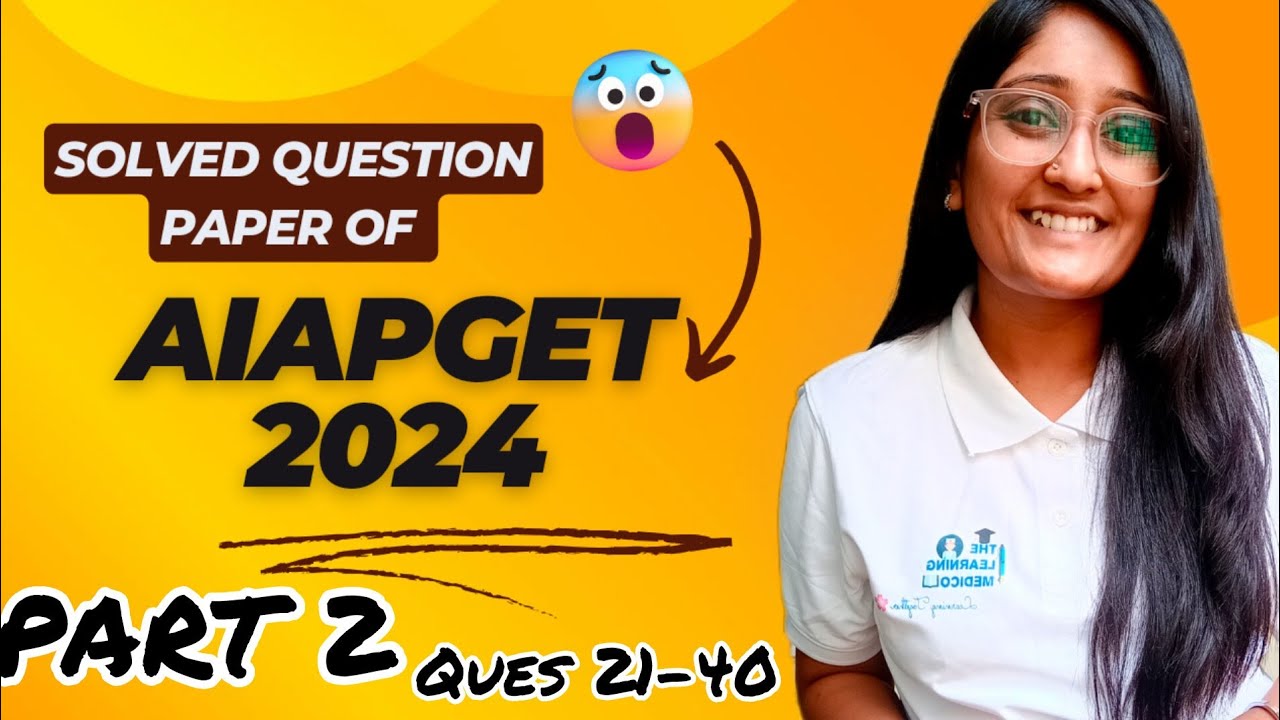 Solved question paper of AIAPGET 2024 Homeopathy | Easy explanation in Hindi | Part 2 | Ques 21-40