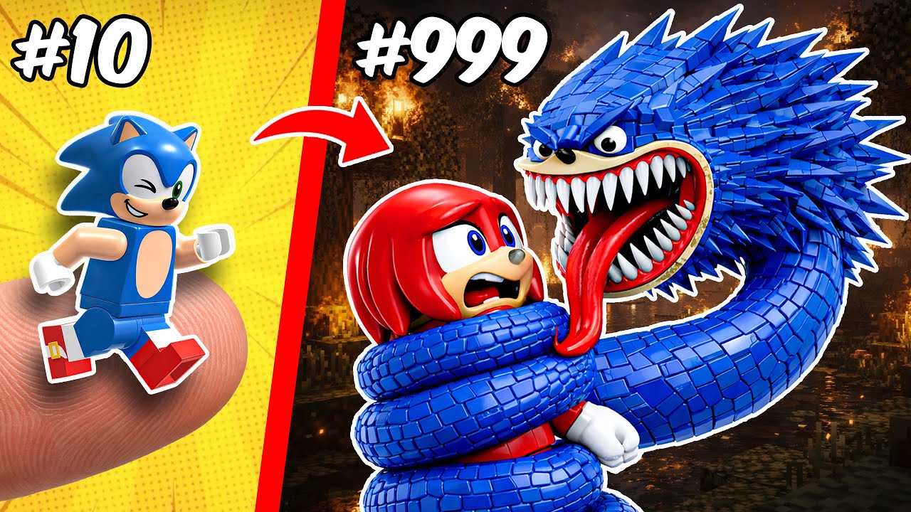 Construí un Creativo SHIN SONIC Mixing Hungry Worm en Roblox | Brick Trick Español