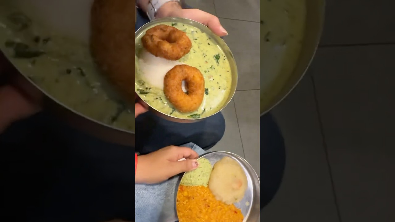 Best south Indian food in Bangalore - Taza Thindi  #bestsouthindianfood #idli #vada Must try
