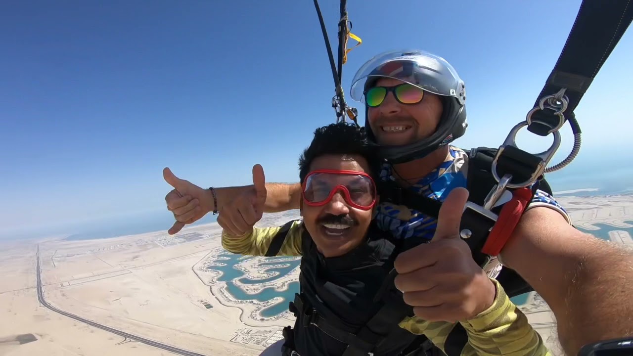 My first Skydiving 🪂experience in Kuwait