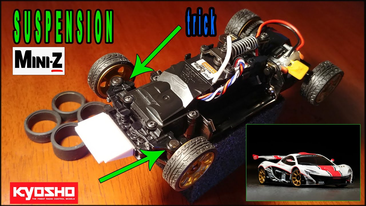 Kyosho Mini-Z front suspension flip mod...functions better...a free mod