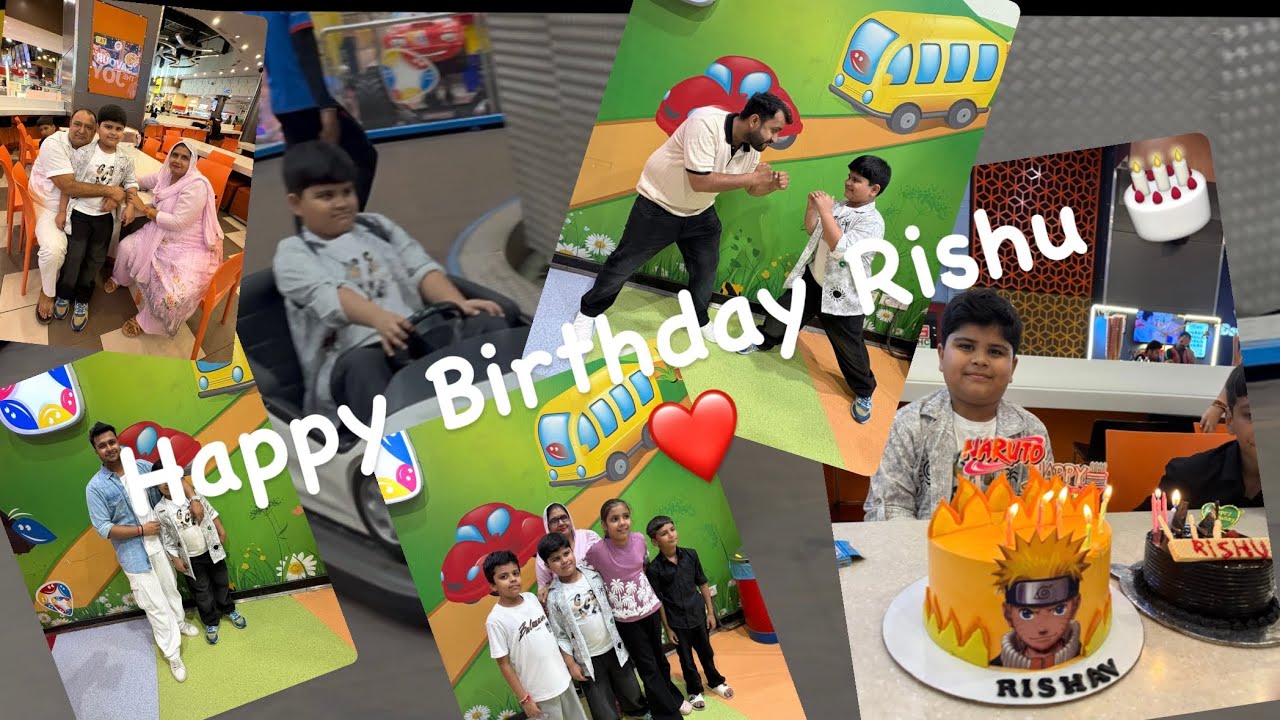 RISHU KA BIRTHDAY ; PARTY TIME; MY BABY IS 8 ALREADY