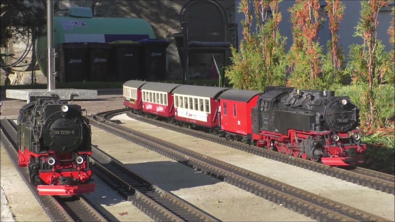 Gartenbahnsaison Abschluss 2025 bei der GIS, HSB Harzquer und Selketalbahn Harzer Schmalspurbahn 