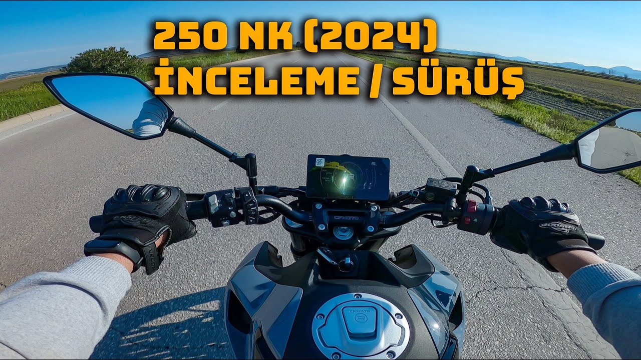 2024 CF MOTO 250NK SÜRDÜM! - VE BAYILDIM! | Motovlog