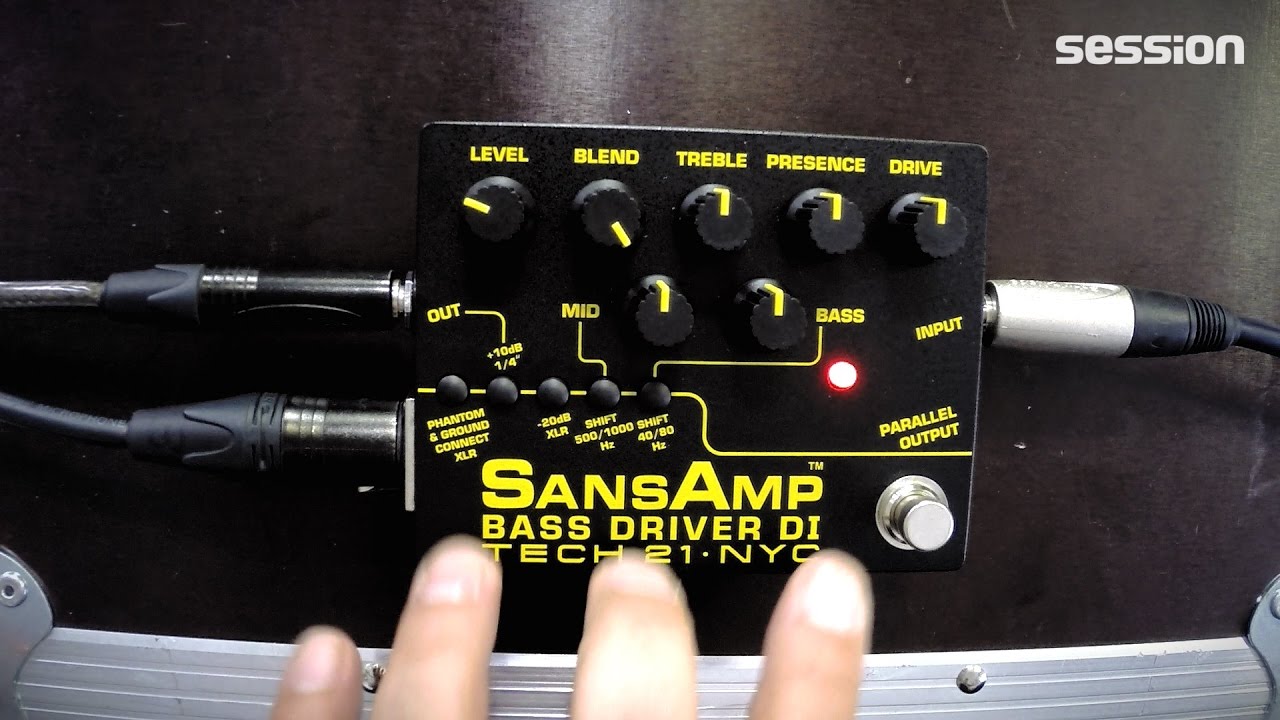 Tech 21 Bass Driver D.I. V.2 Preamp | session