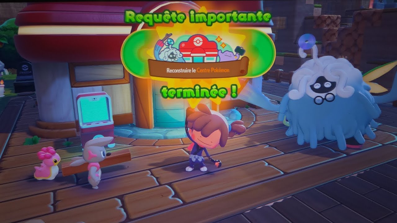 Let’s play pokopia je reconstruit le centre pokémon #5 